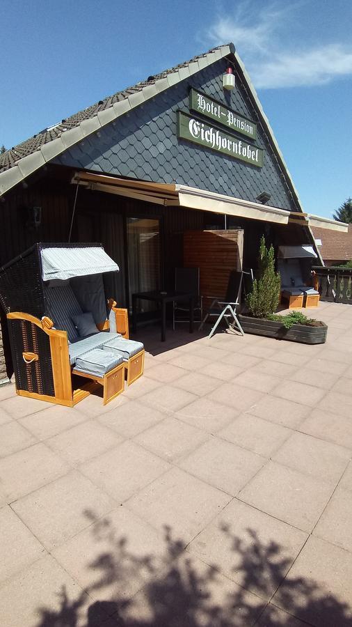 Hotel Garni Eichhornkobel Faßberg 外观 照片